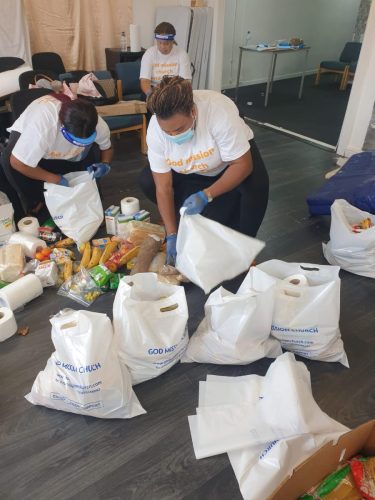 GMC Covid-19 community food support project Packaging & Distribution